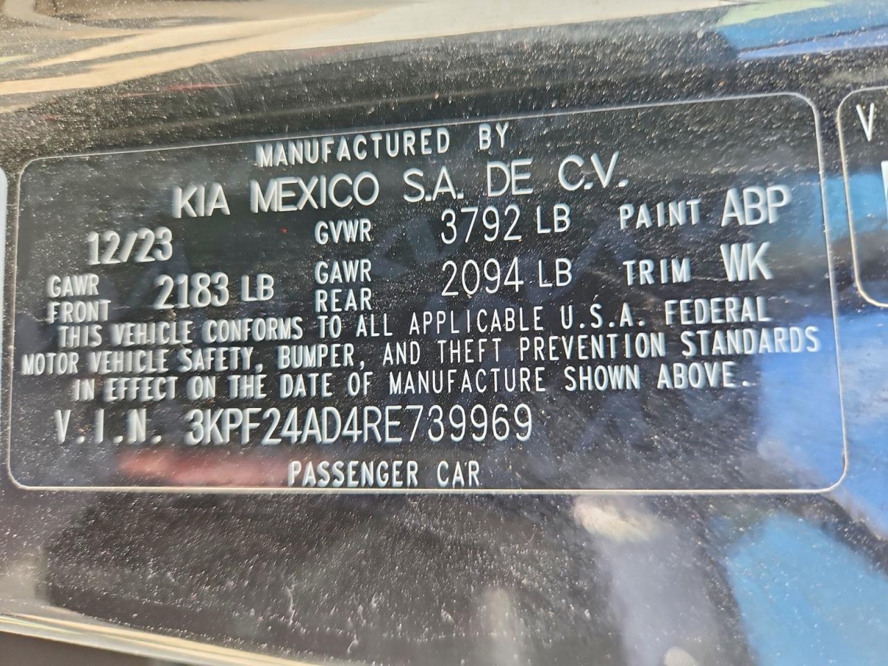 Kia Forte Lxs