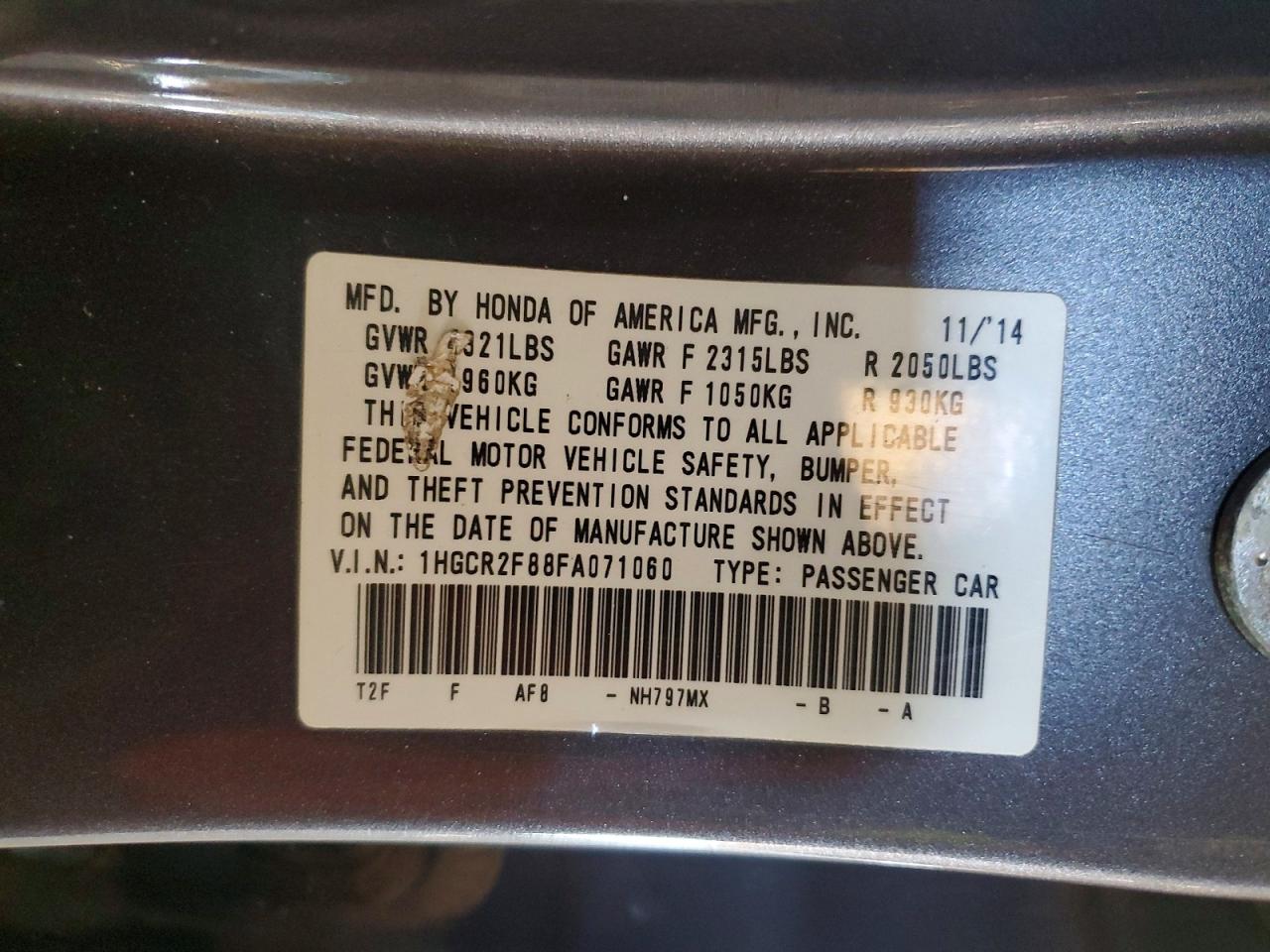 Honda Accord Exl