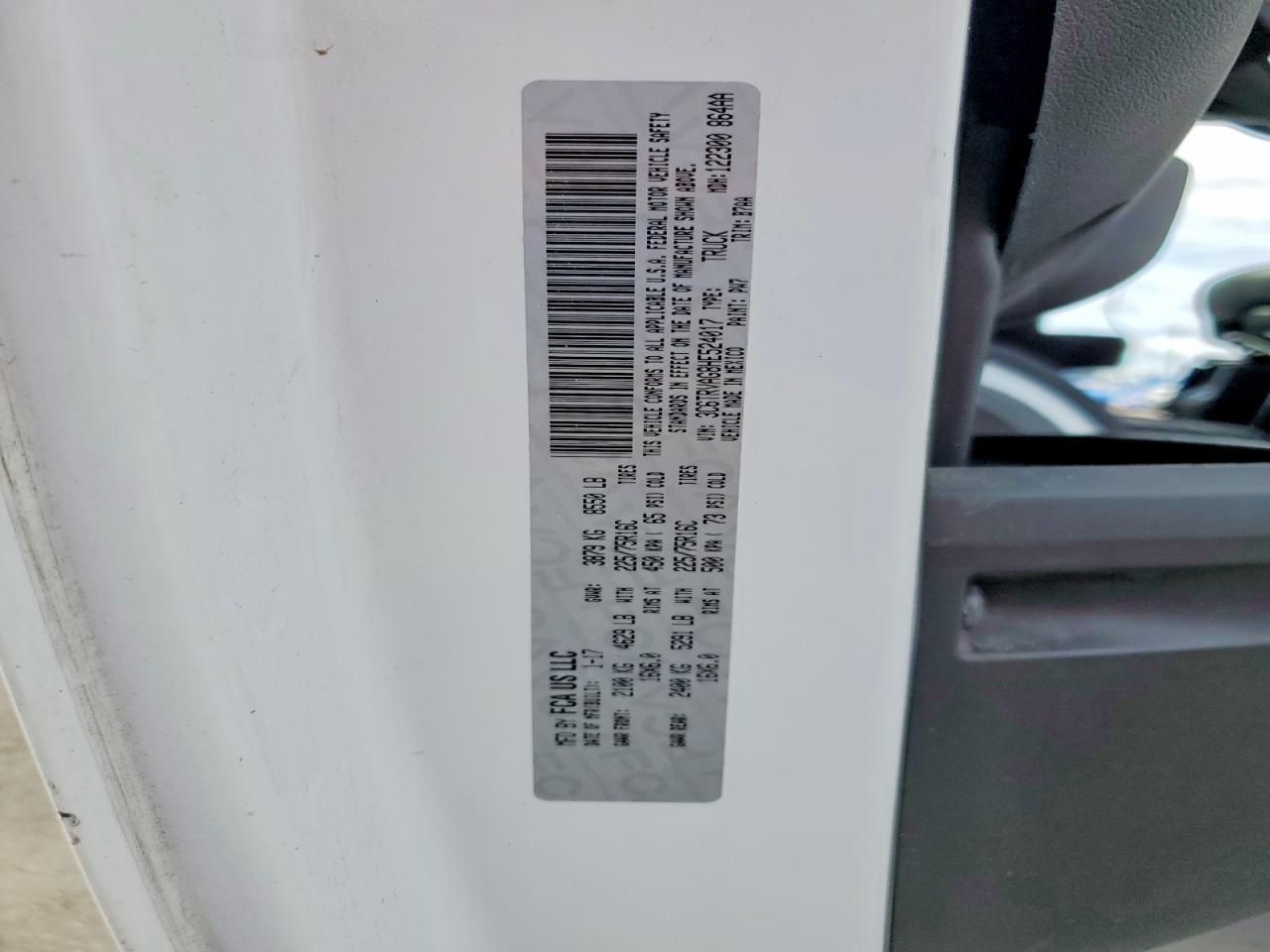 Ram Promaster 1500 Standard