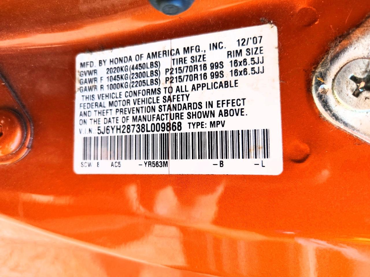 Honda Element Ex