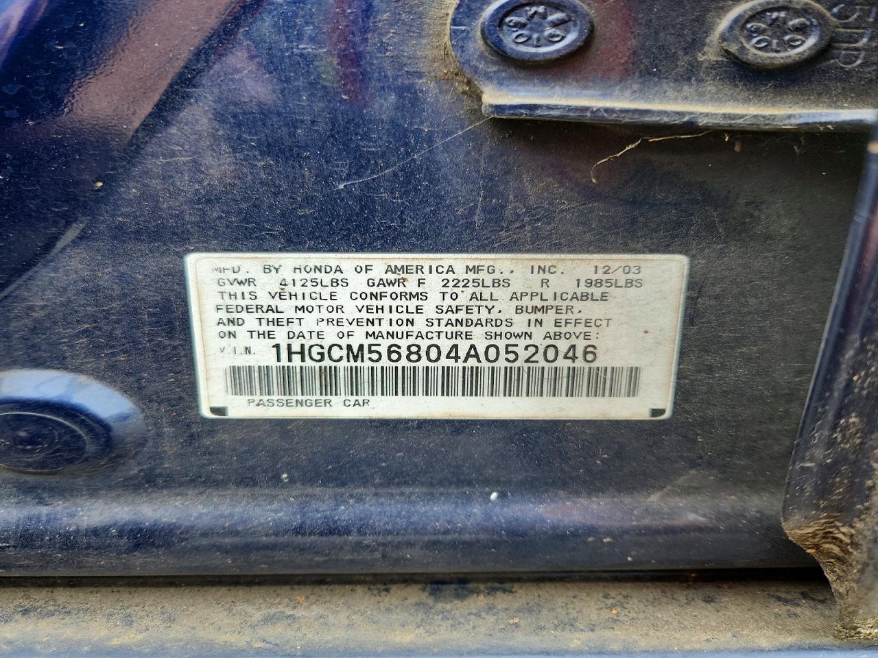 Honda Accord Ex