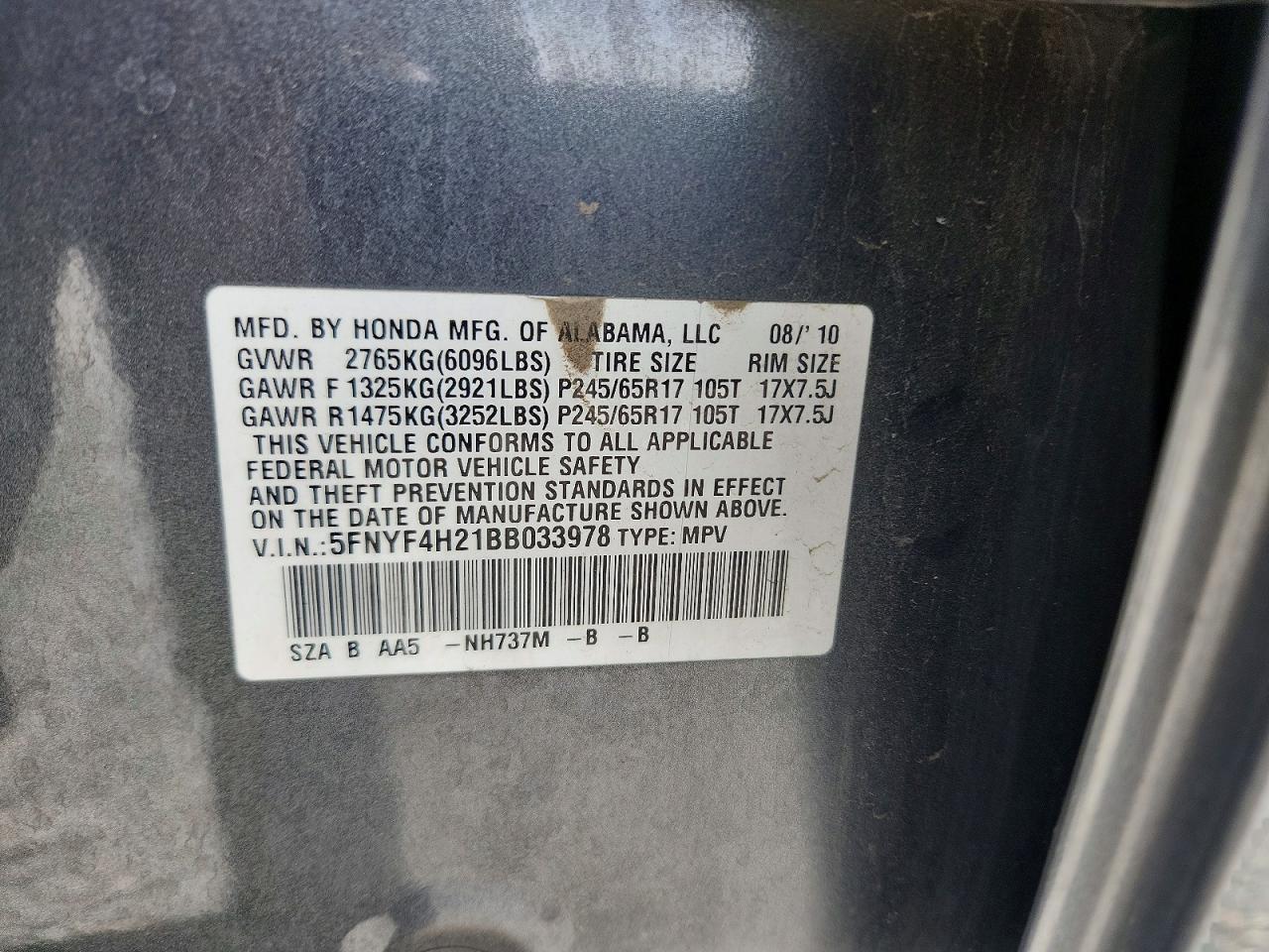Honda Pilot Lx
