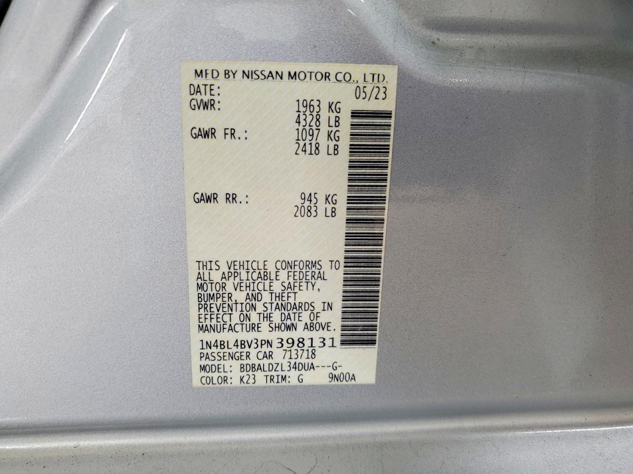 Nissan Altima S