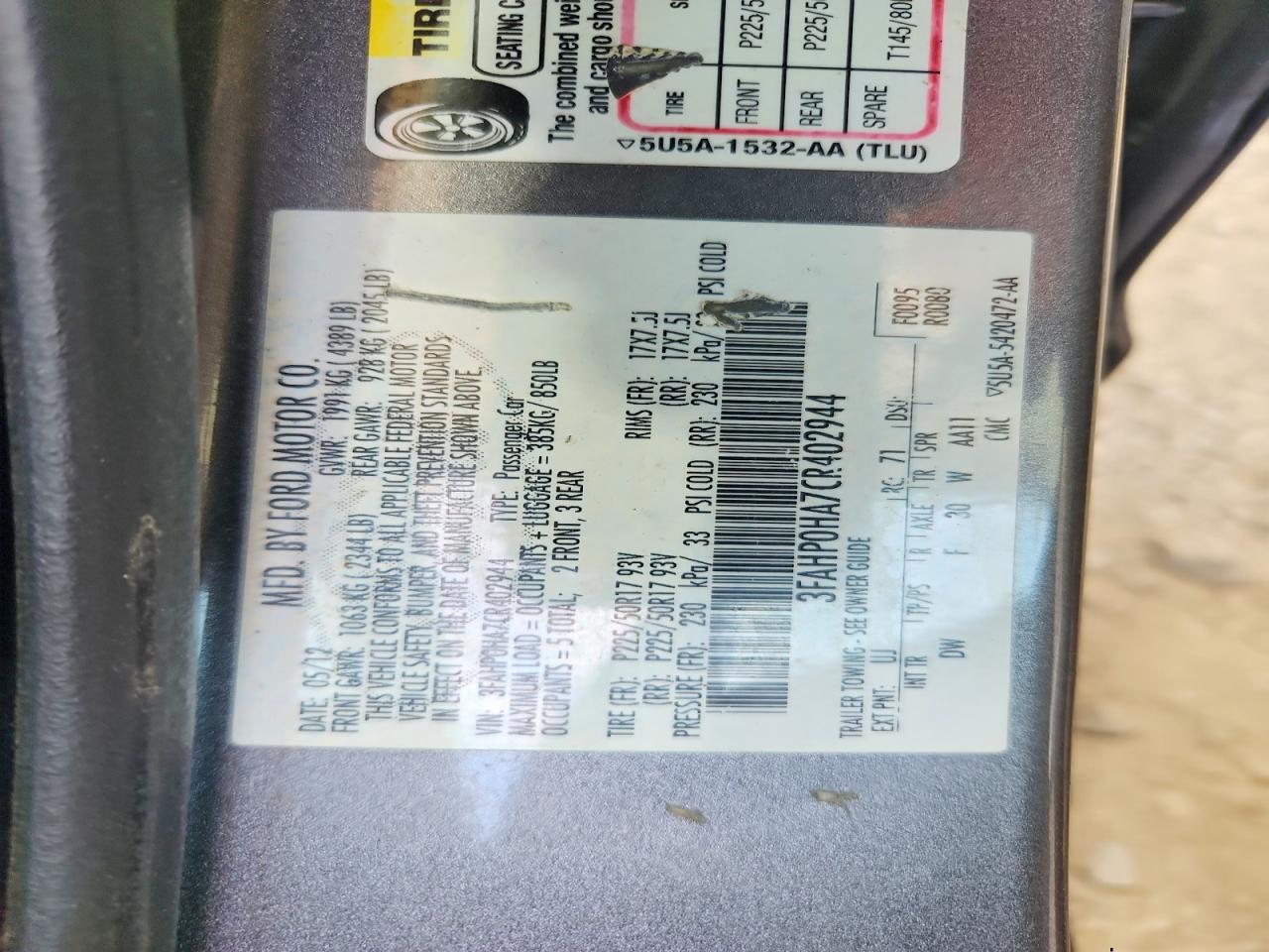 Ford Fusion Se