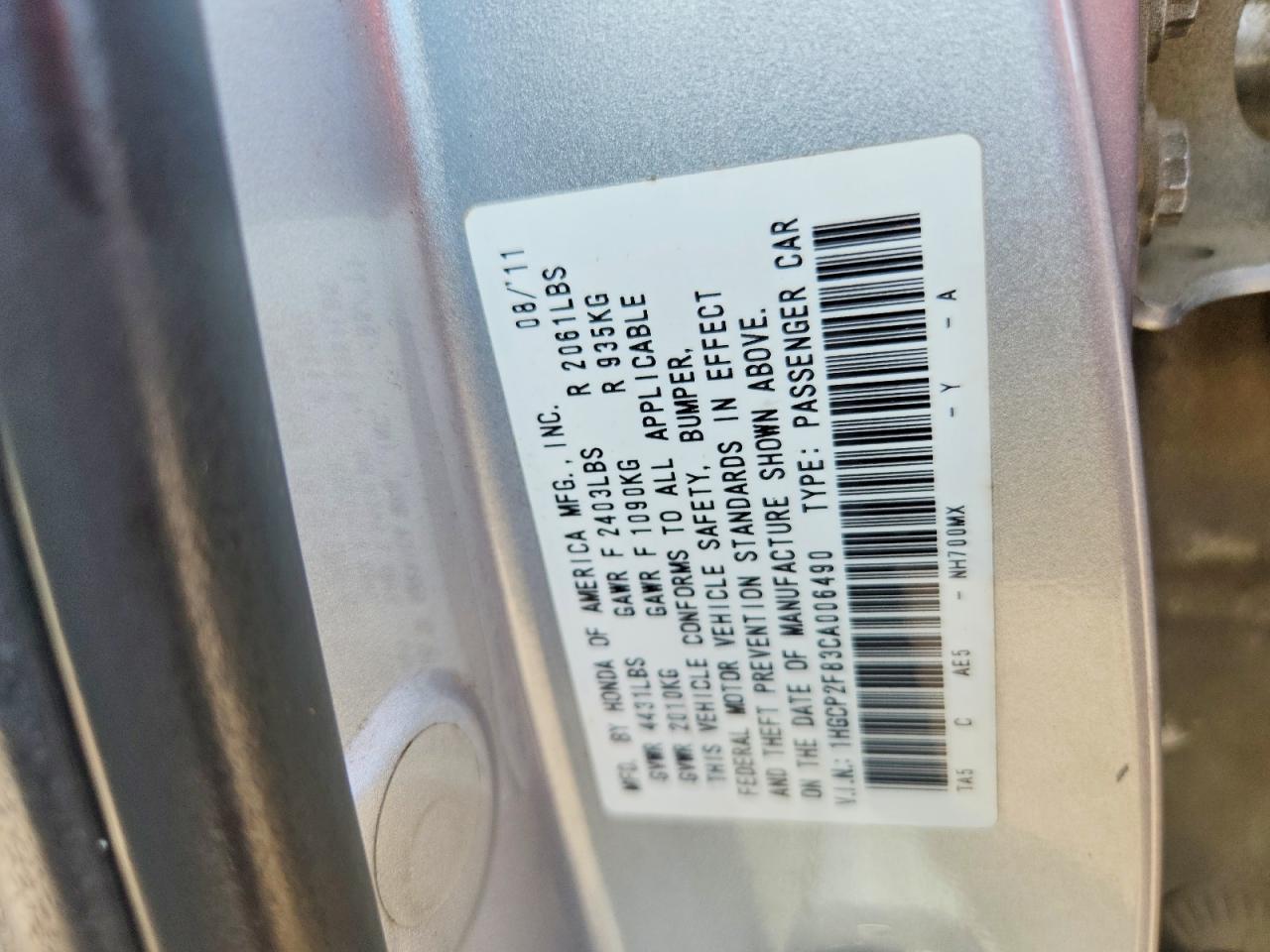 Honda Accord Exl