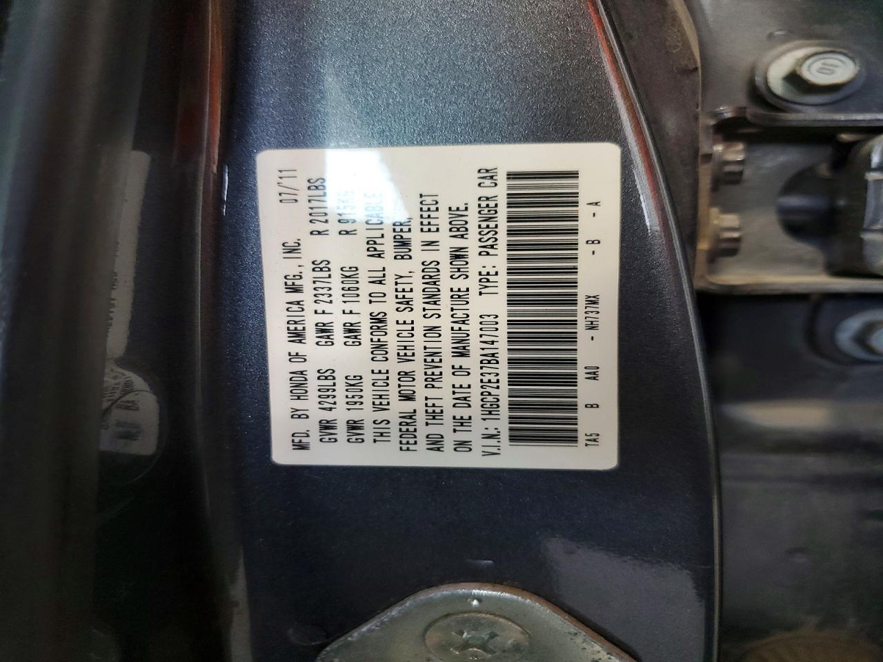 Honda Accord Lx