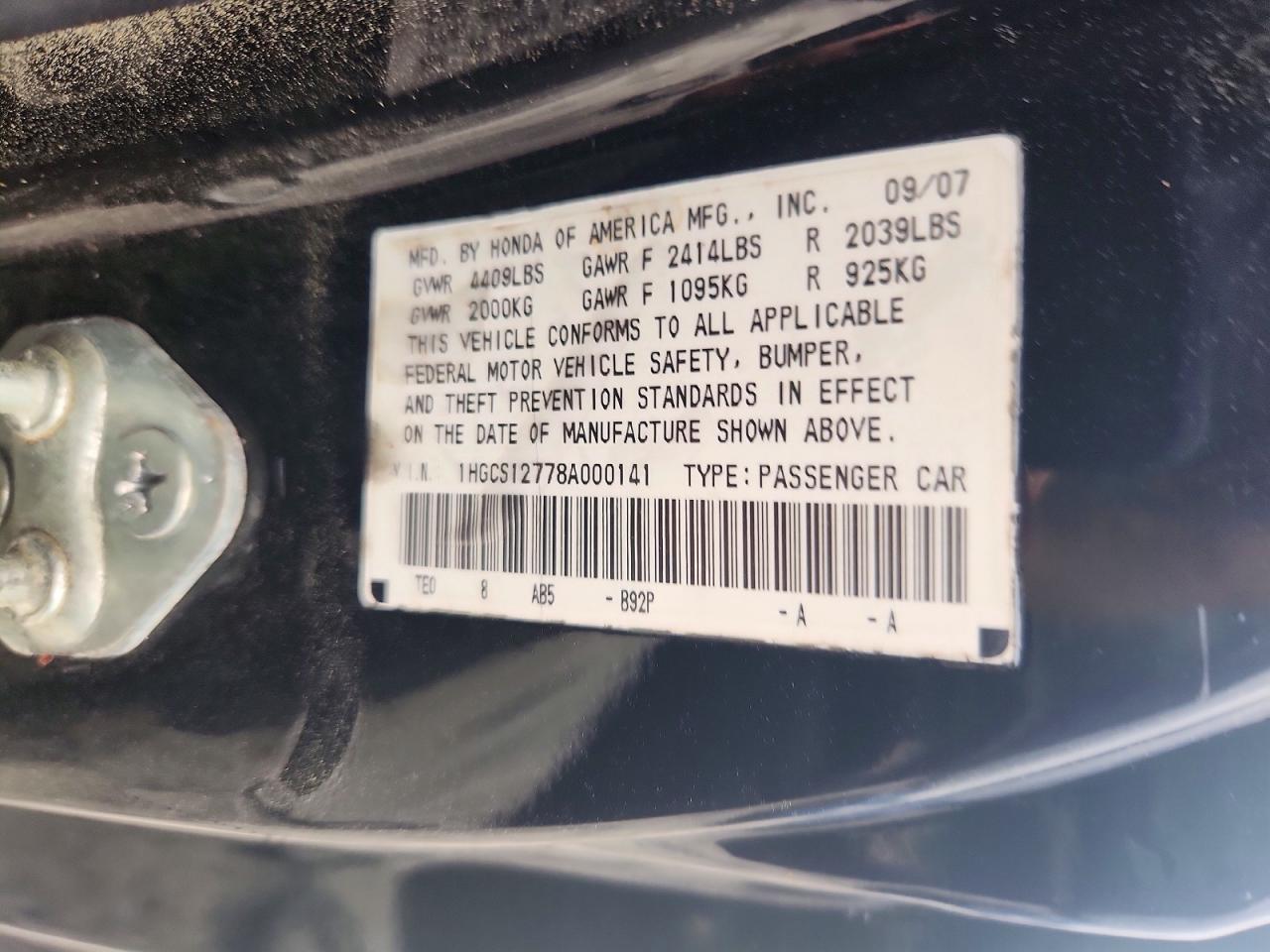 Honda Accord Ex