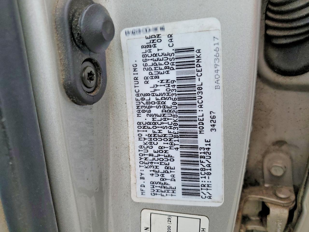 Toyota Camry Le