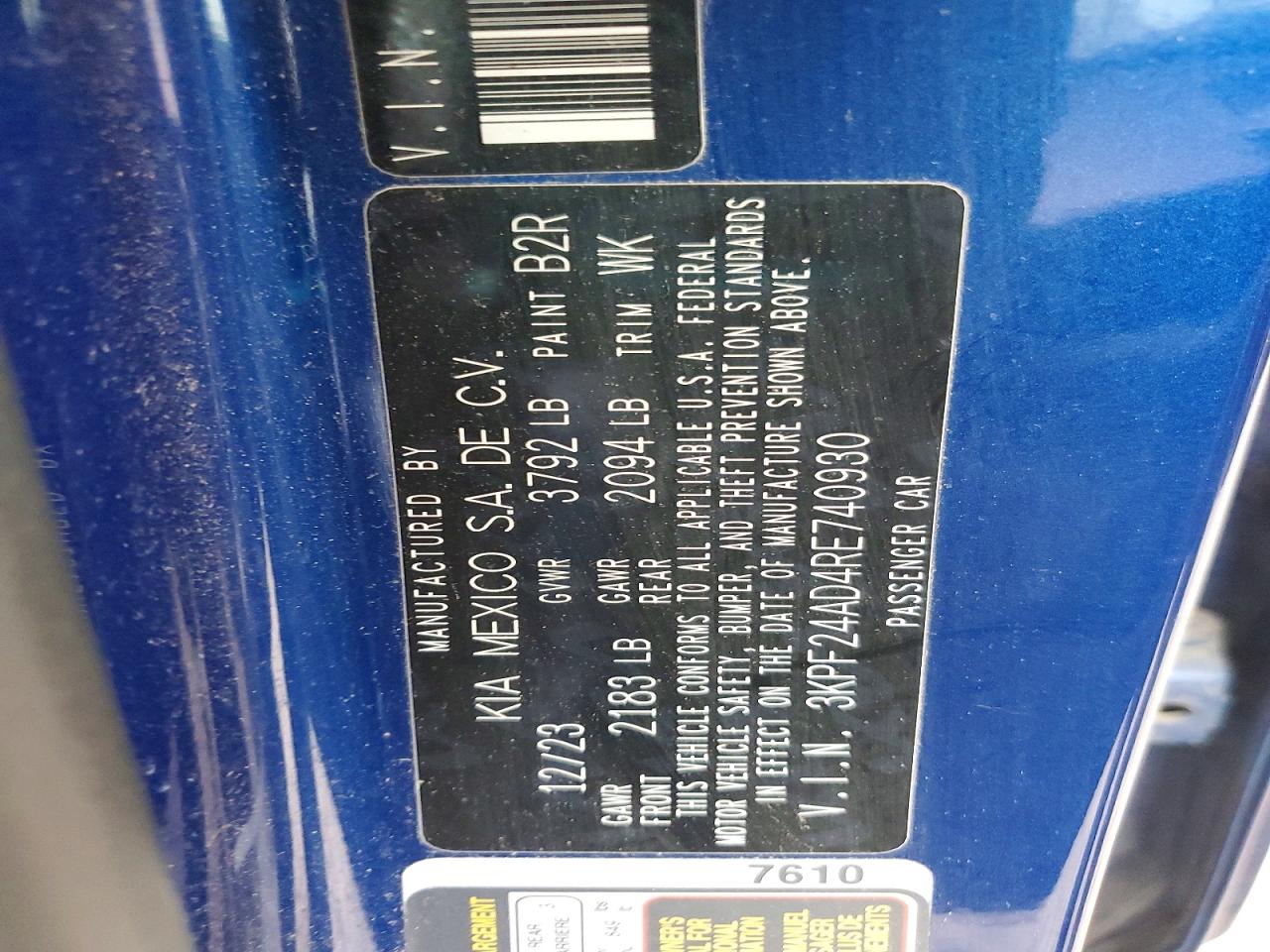 Kia Forte Lxs