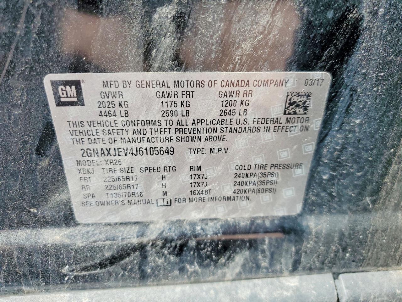 Chevrolet Equinox Lt