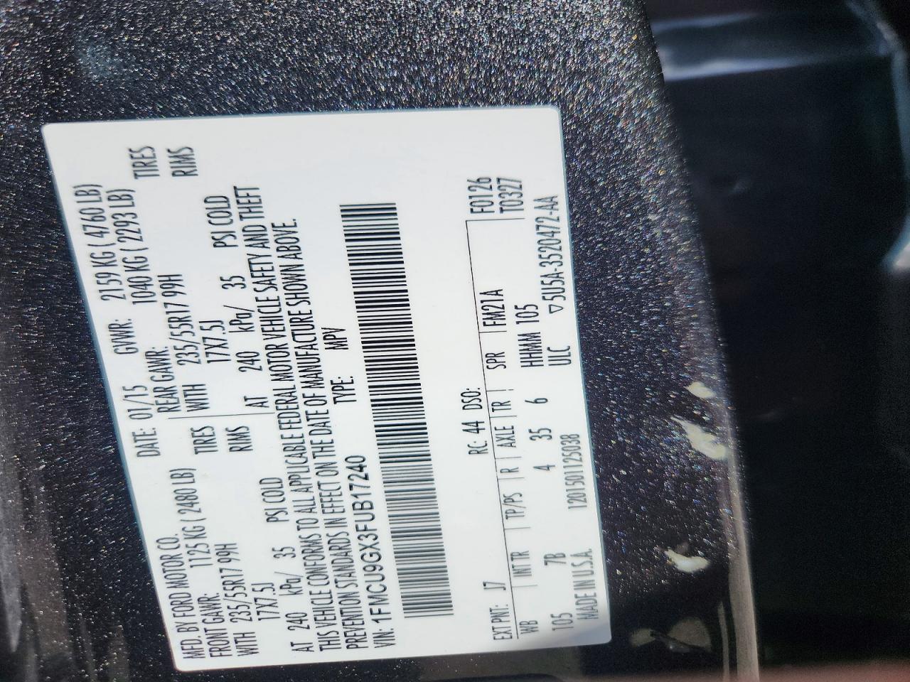 Ford Escape Se