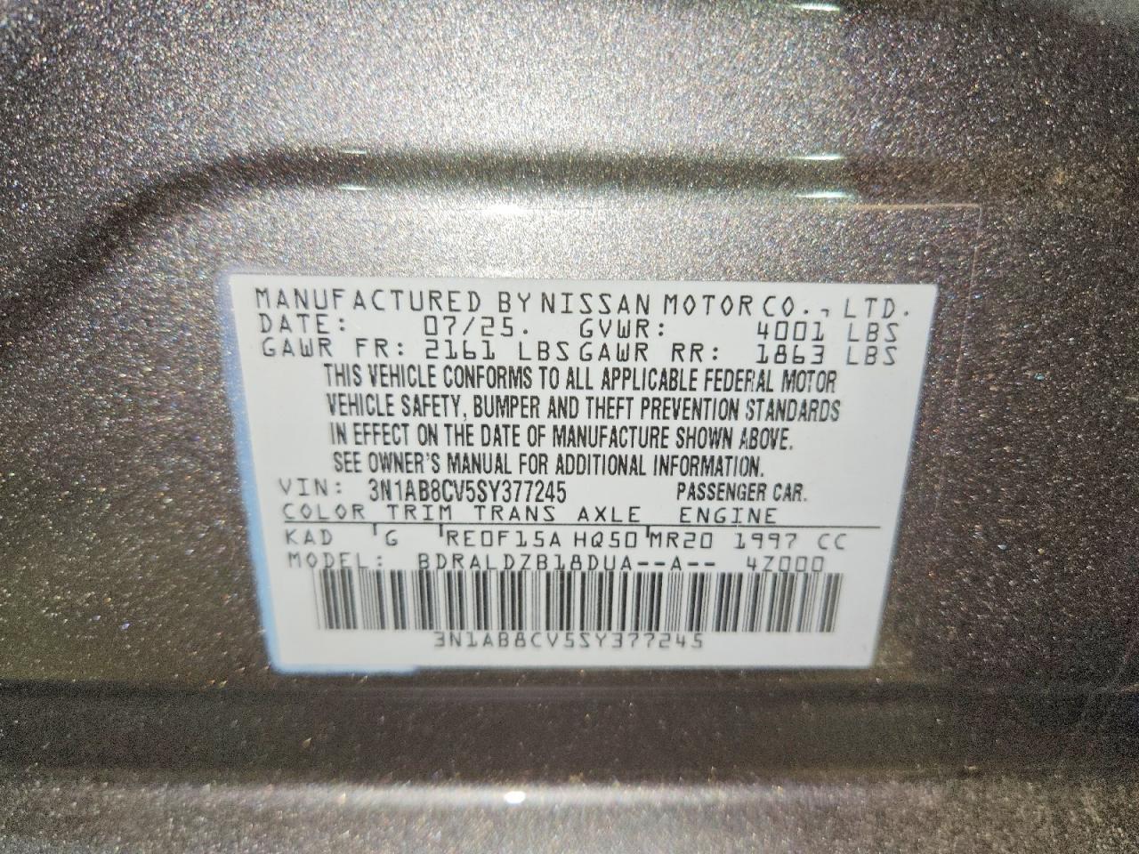 Nissan Sentra Sv