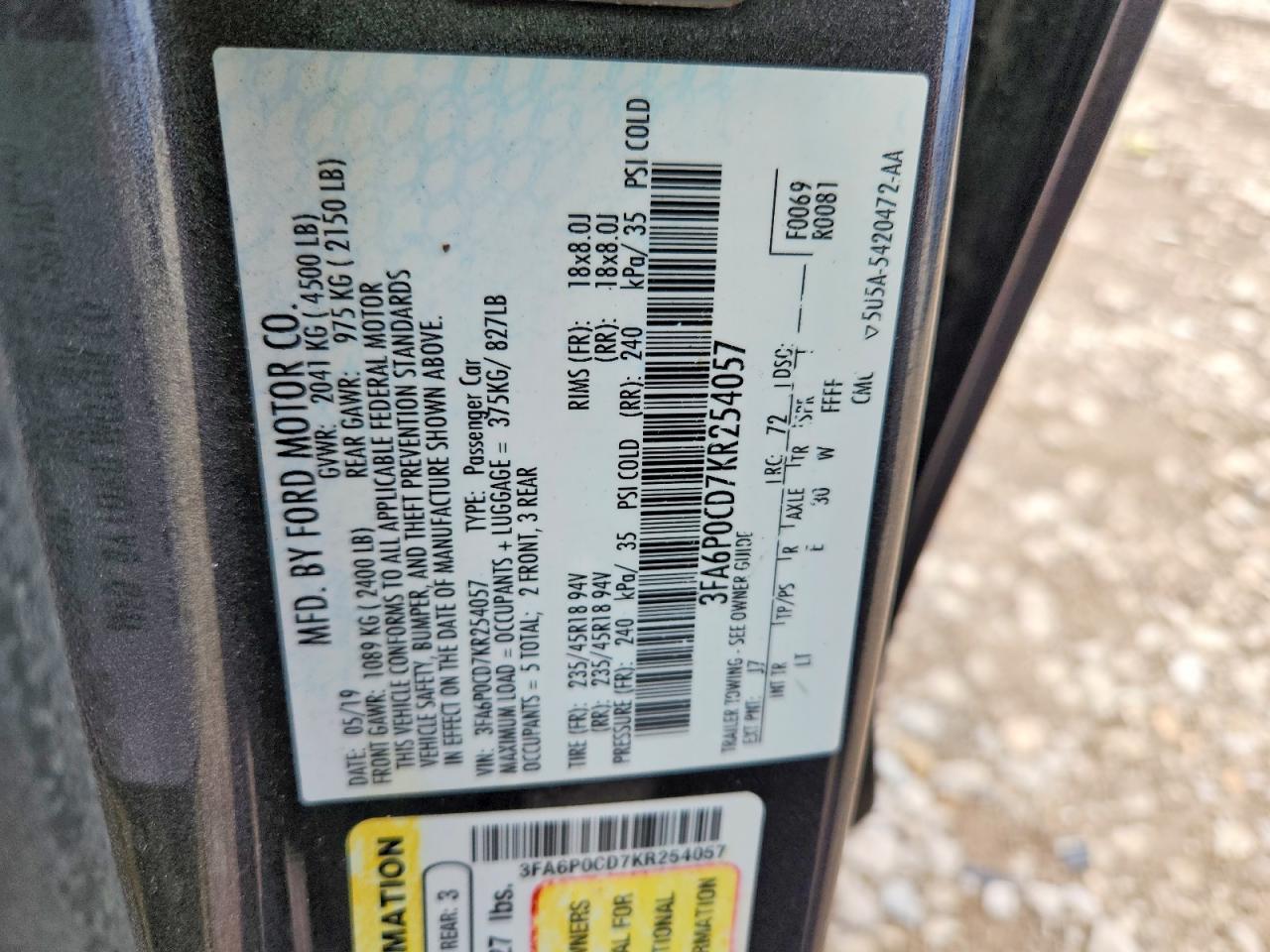 Ford Fusion Sel