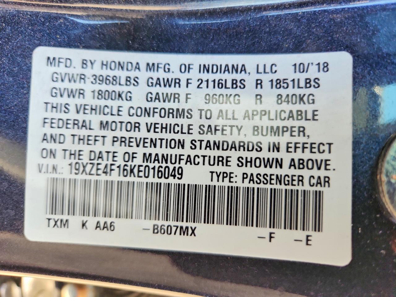 Honda Insight Lx