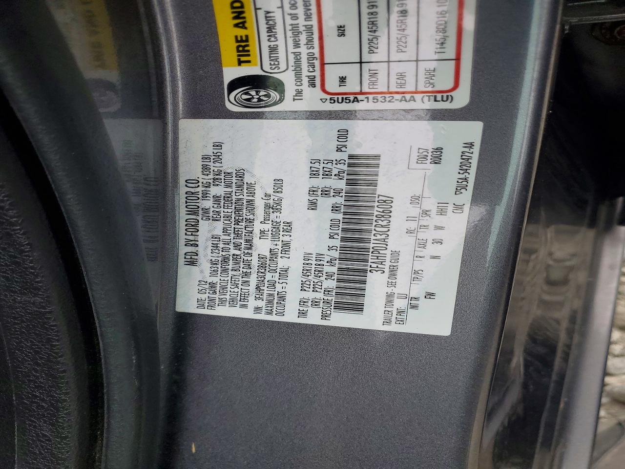 Ford Fusion Sel
