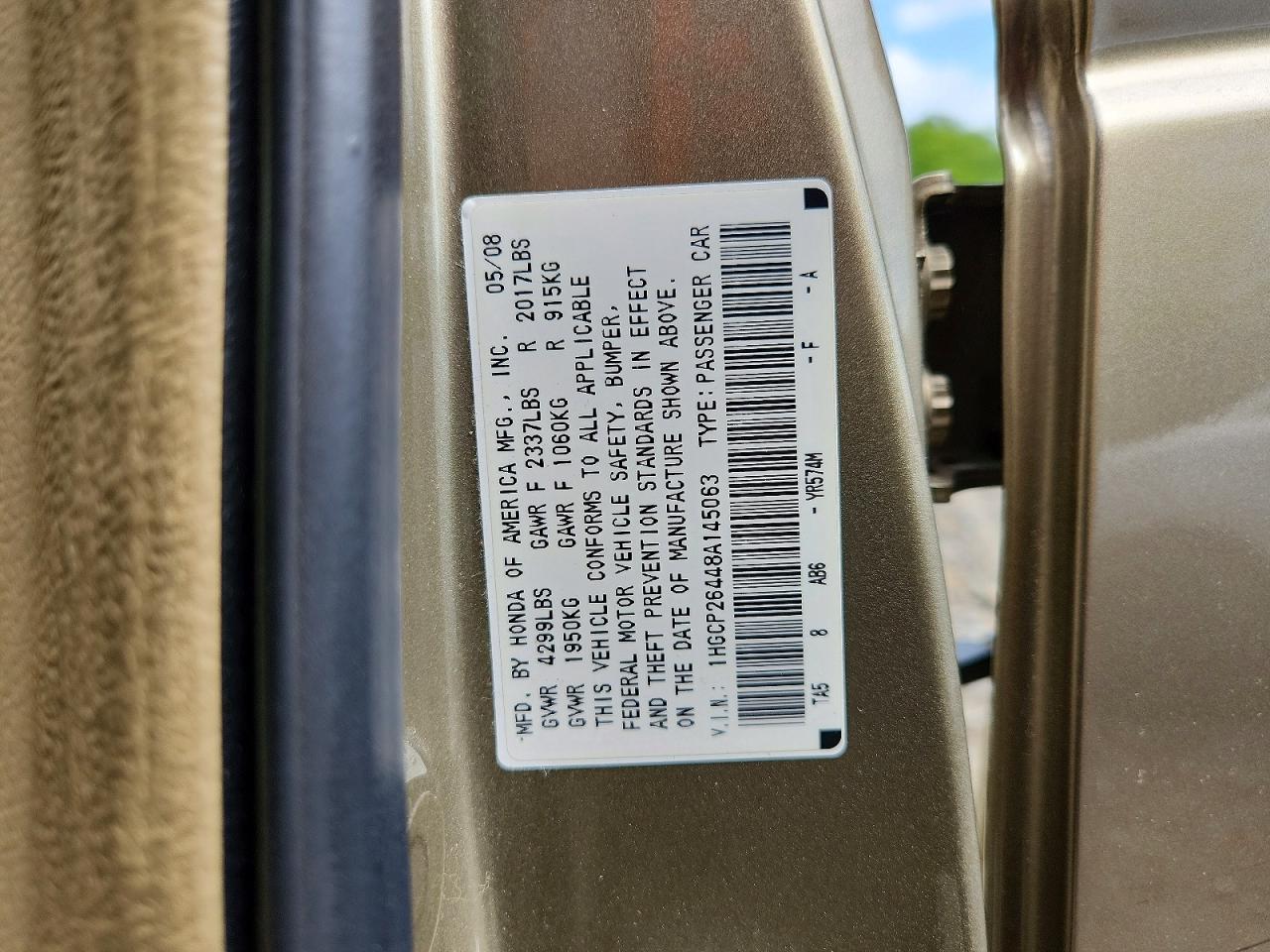 Honda Accord Lxp