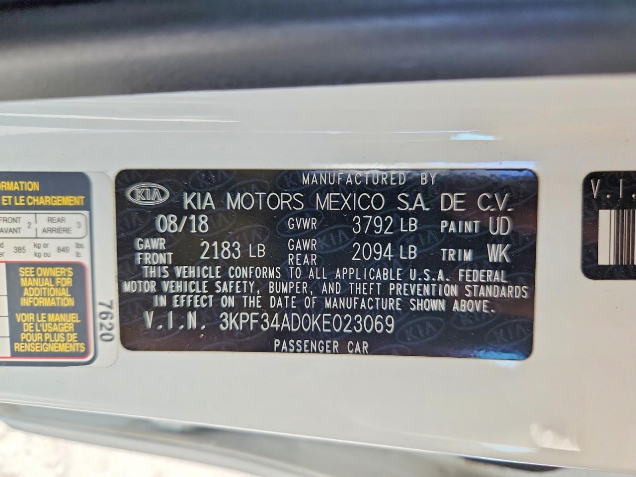 Kia Forte S