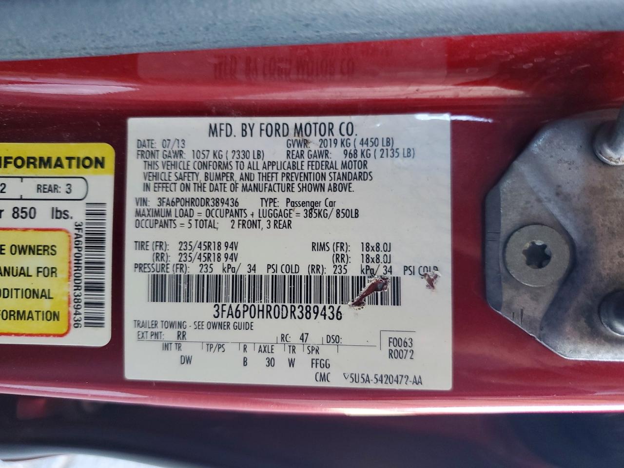 Ford Fusion Se