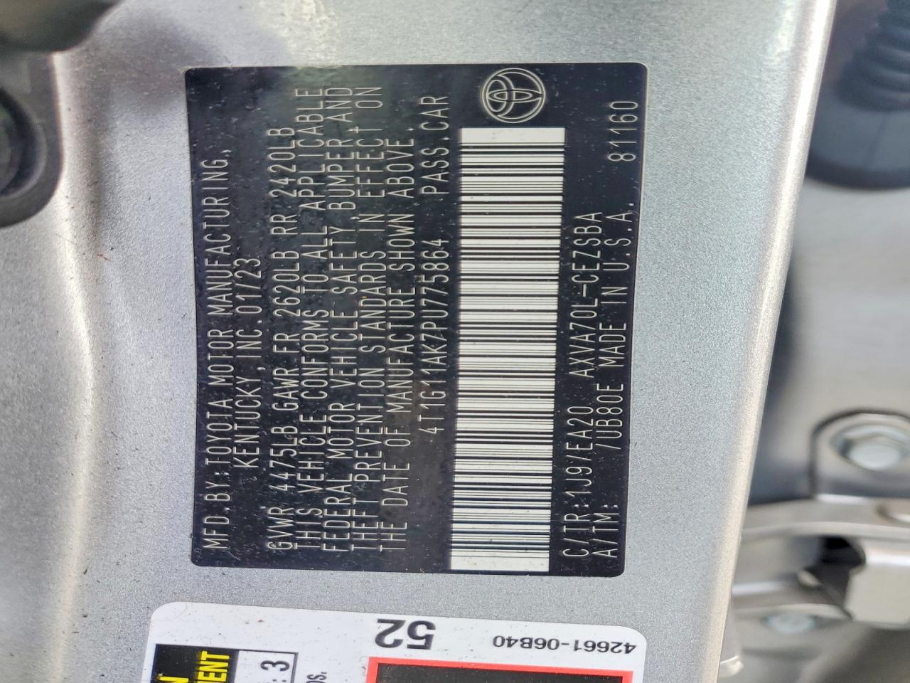Toyota Camry Se