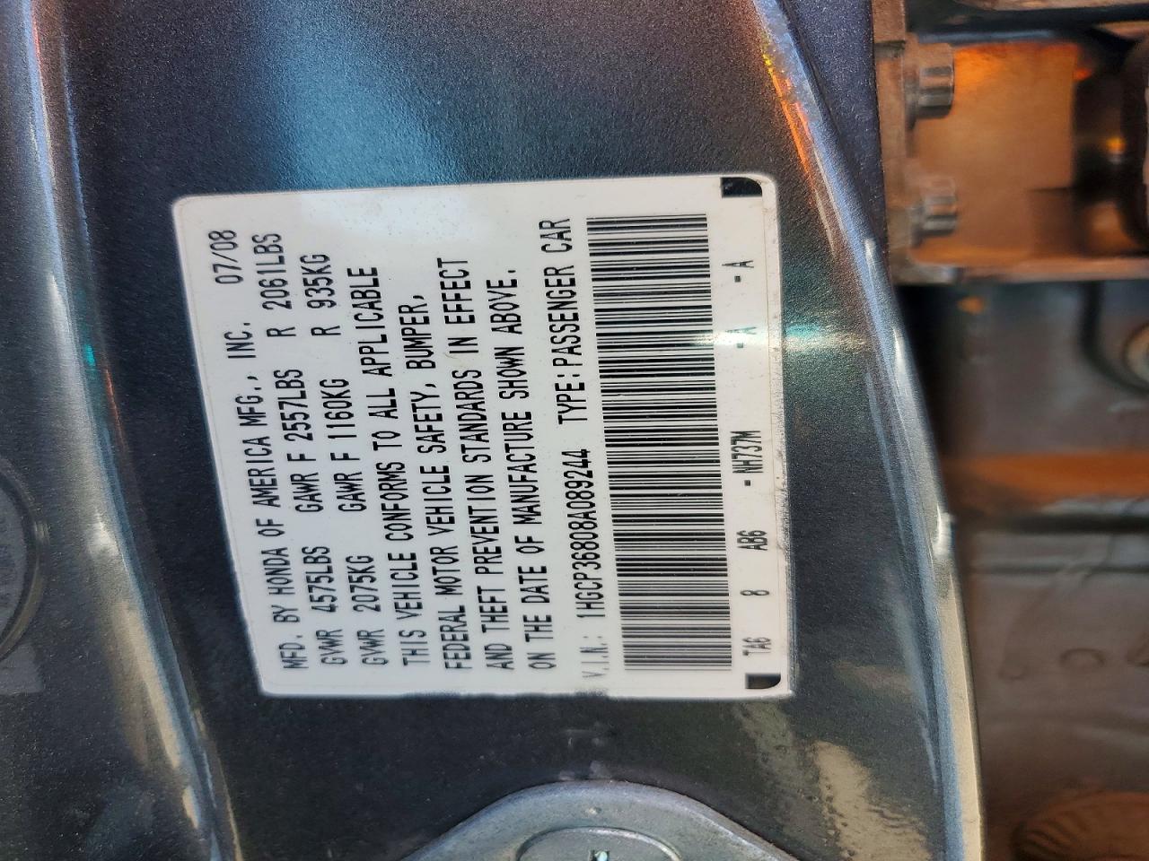 Honda Accord Exl