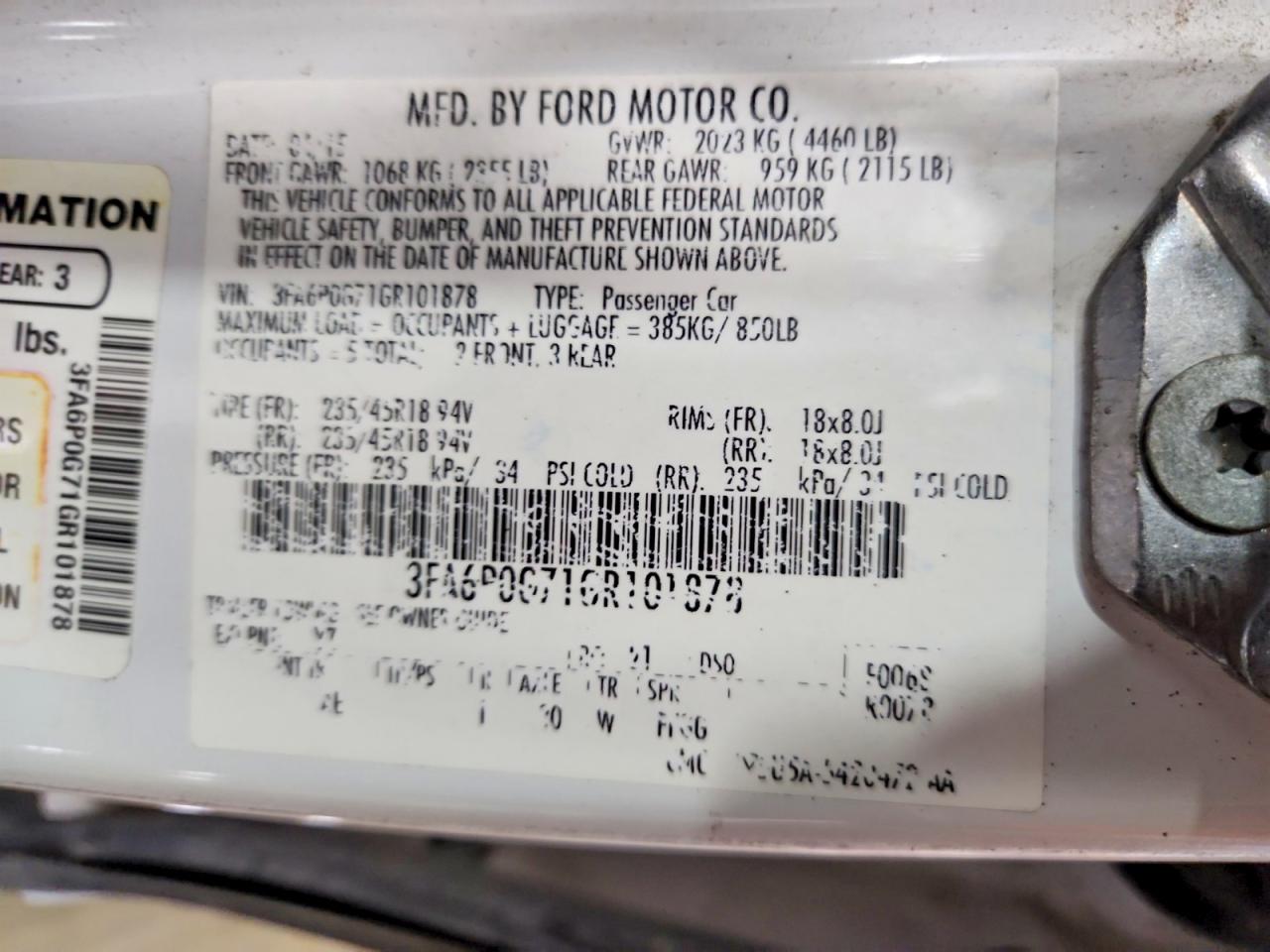 Ford Fusion S