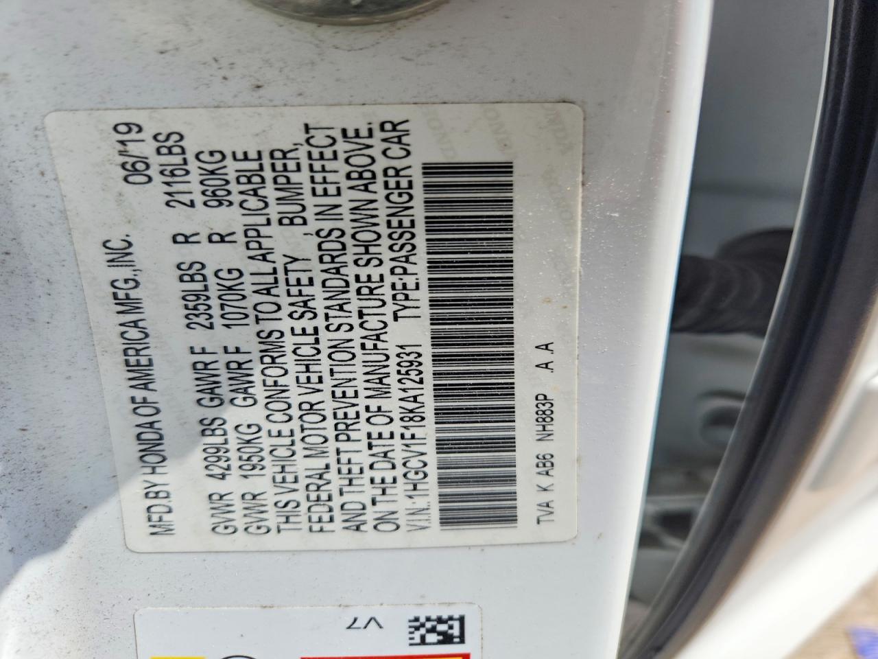 Honda Accord Lx
