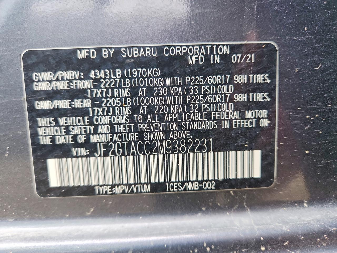 Subaru Crosstrek Premium