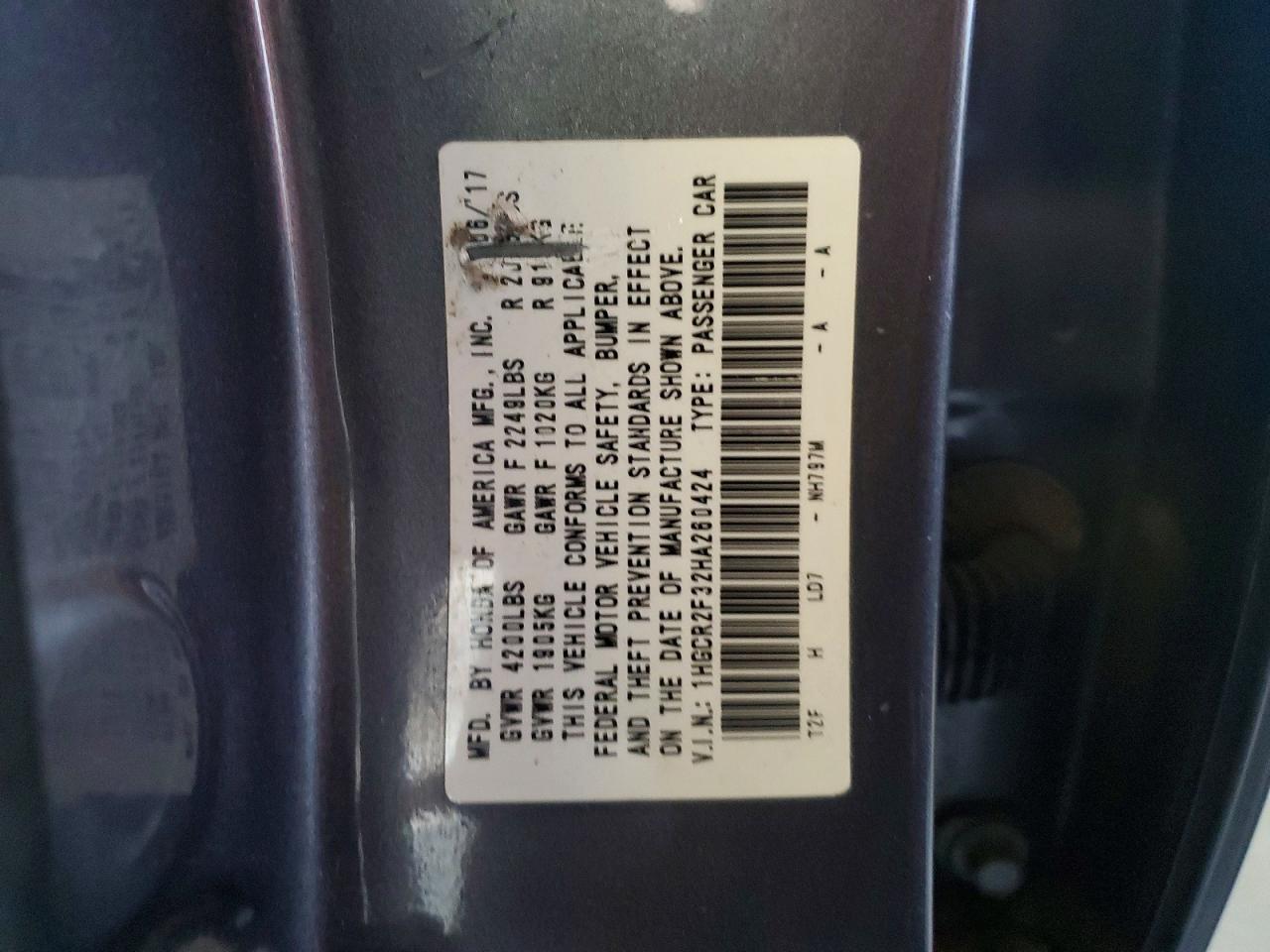 Honda Accord Lx