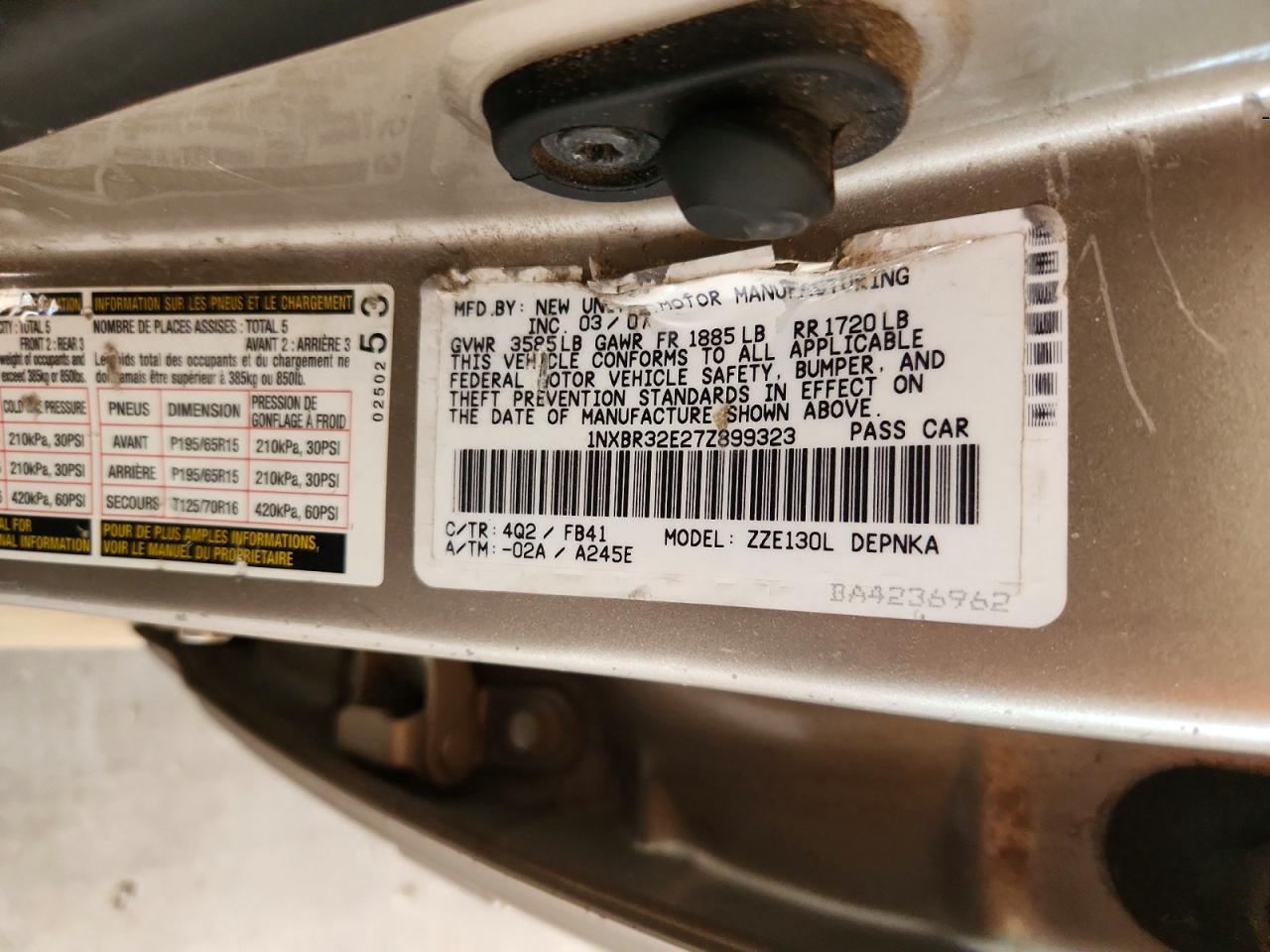 Toyota Corolla Le