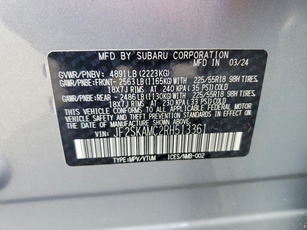 Subaru Forester Touring