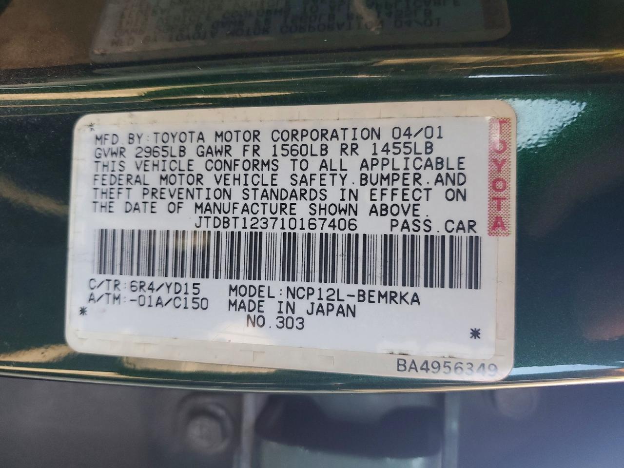 Toyota ECHO Base