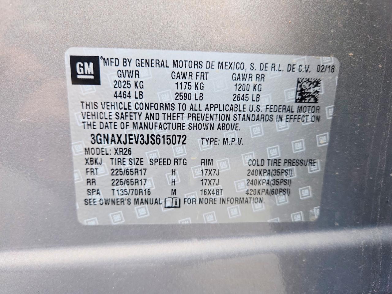 Chevrolet Equinox Lt