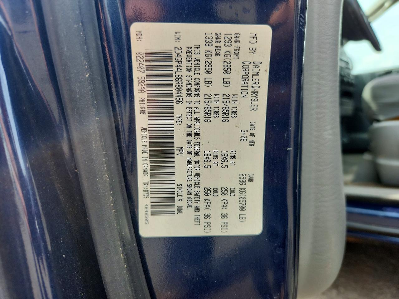 Dodge Caravan Sxt