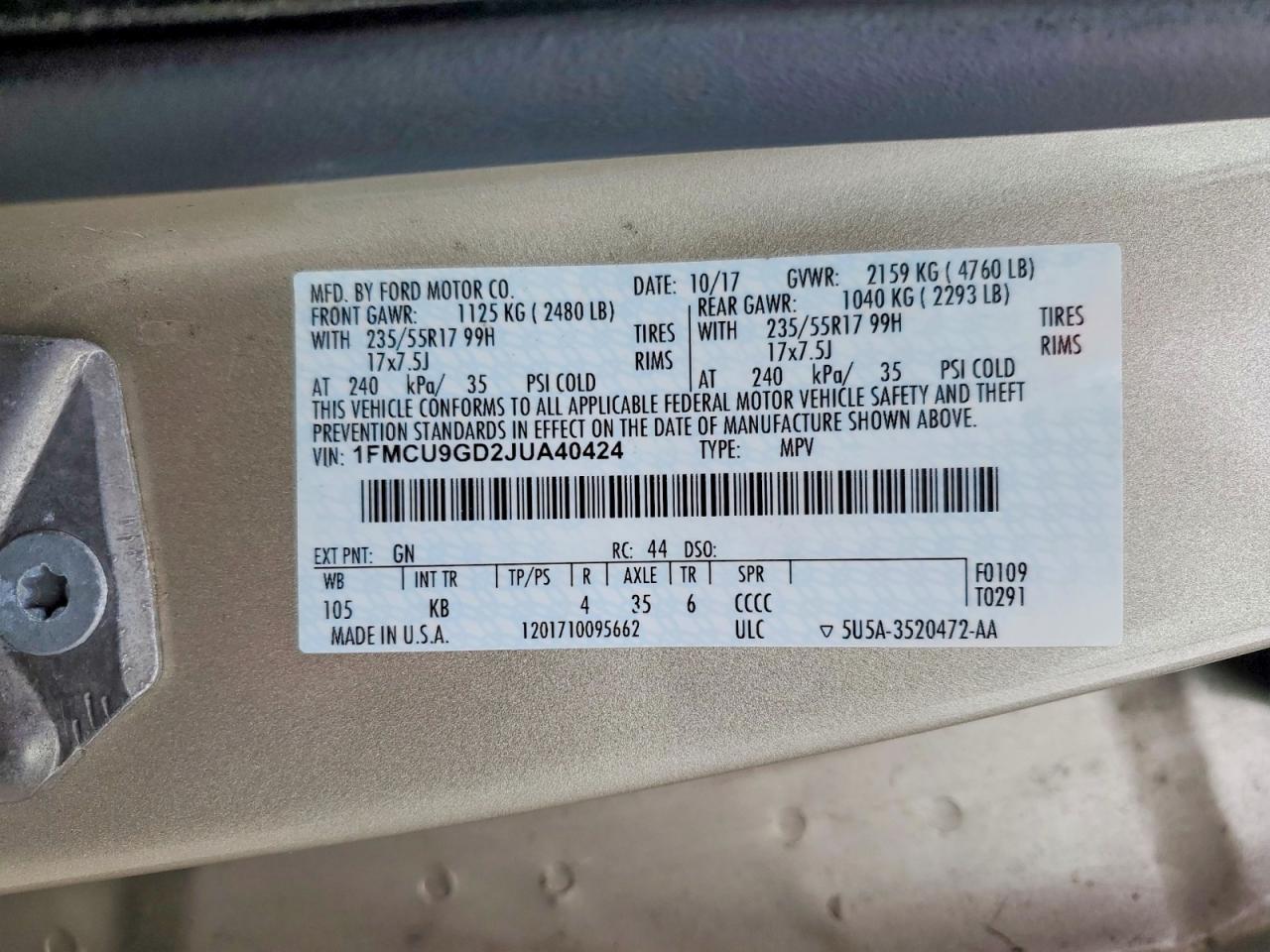 Ford Escape Se