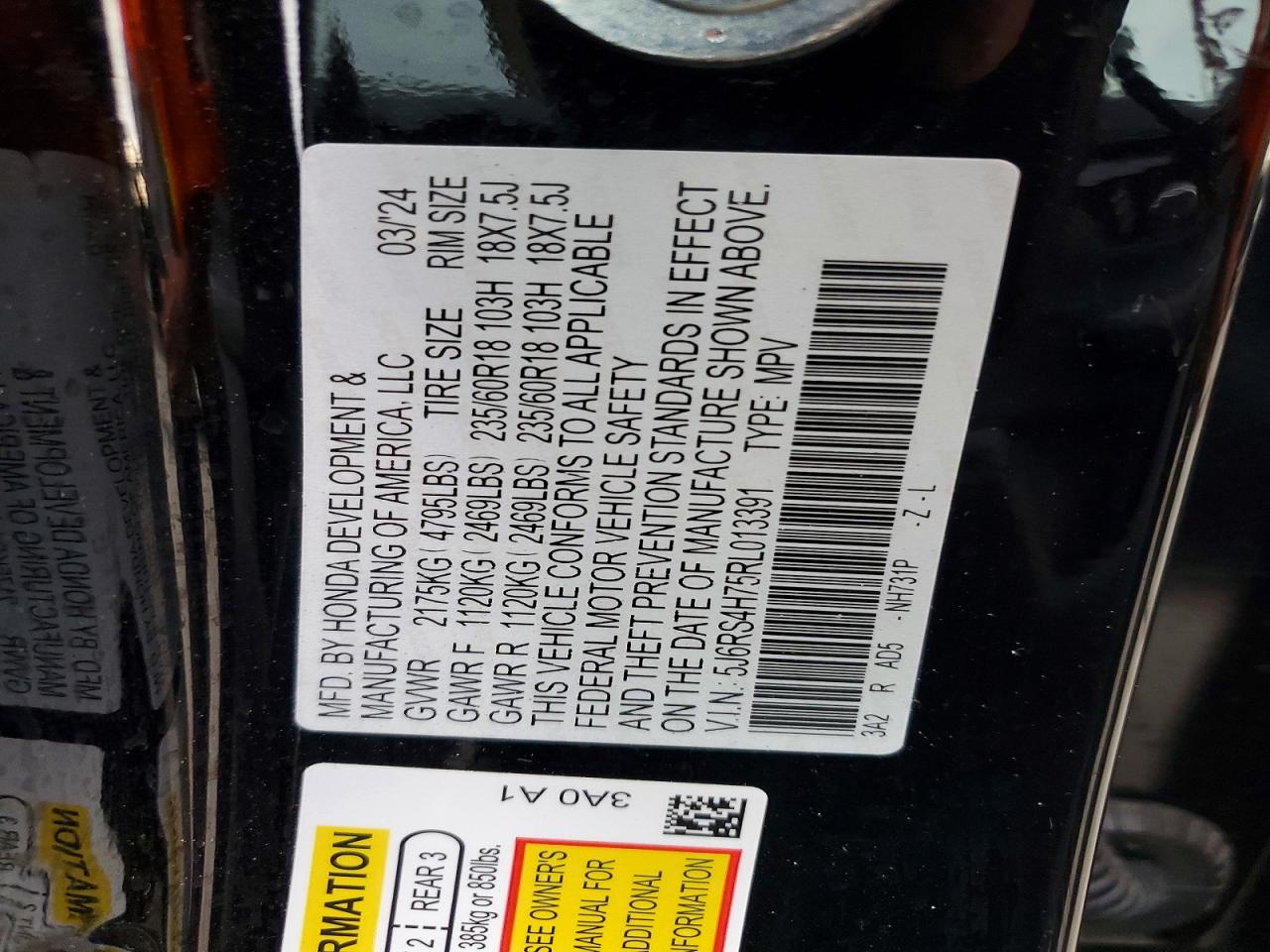 Honda Crv Exl