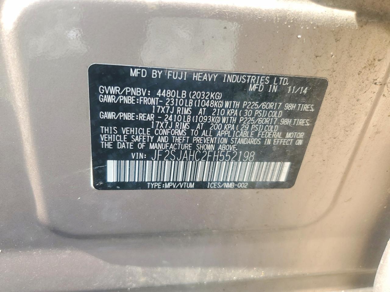 Subaru Forester 2.5i Limited