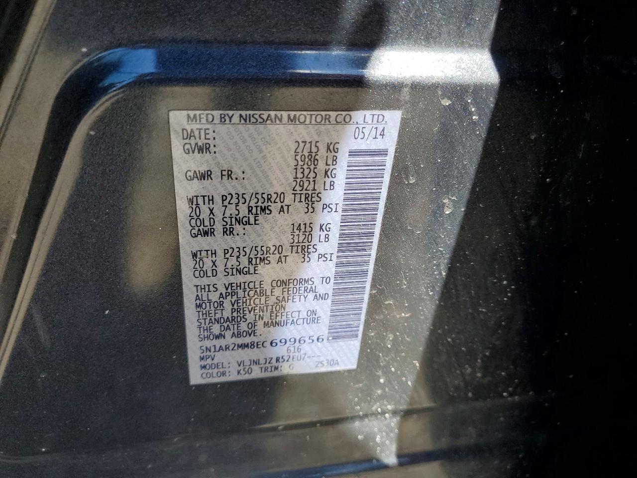 Nissan Pathfinder Platinum