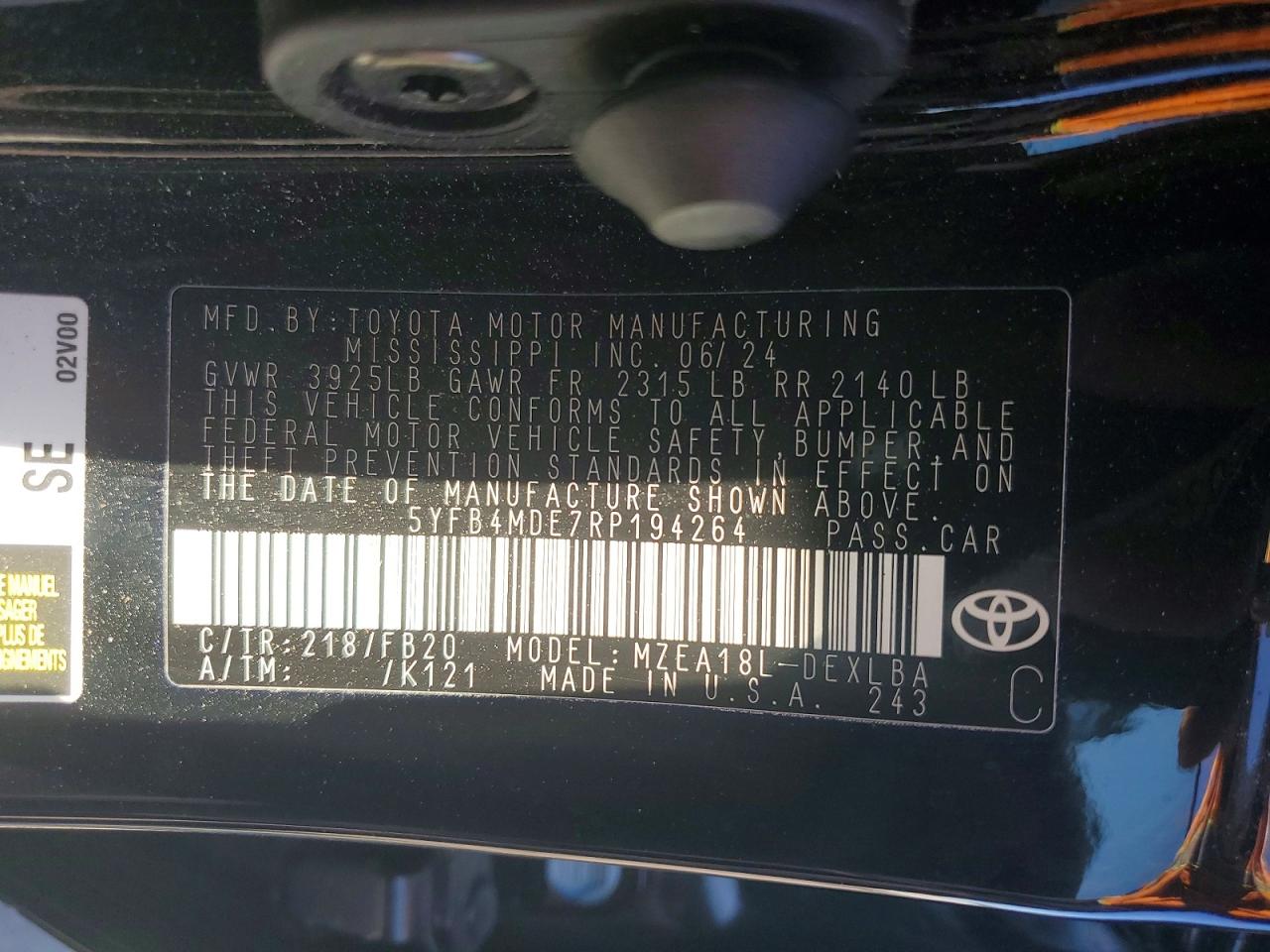 Toyota Corolla Le