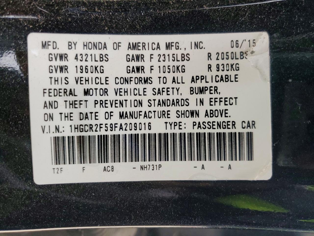 Honda Accord Sport