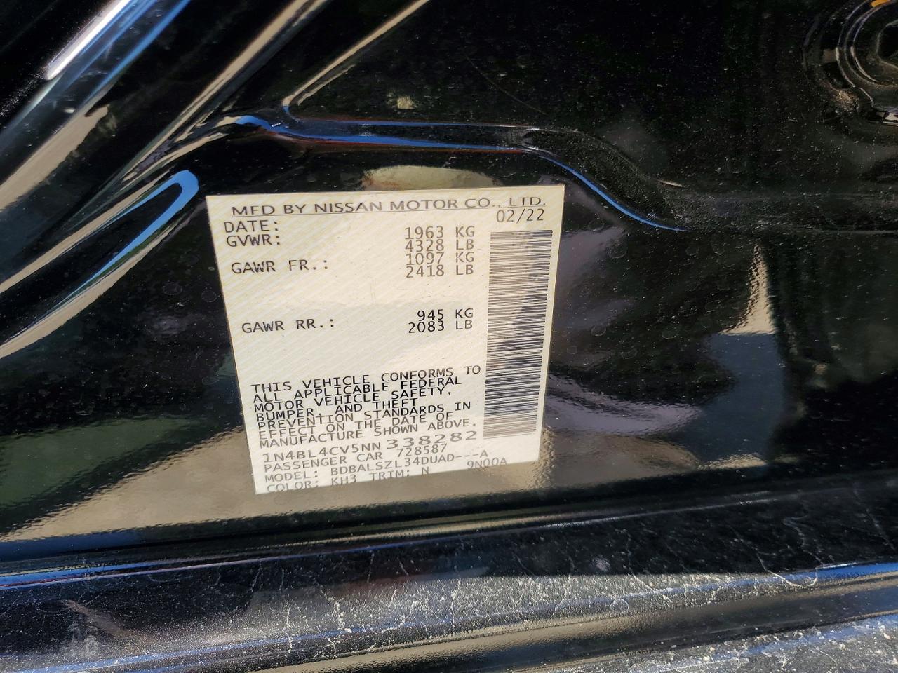 Nissan Altima Sr