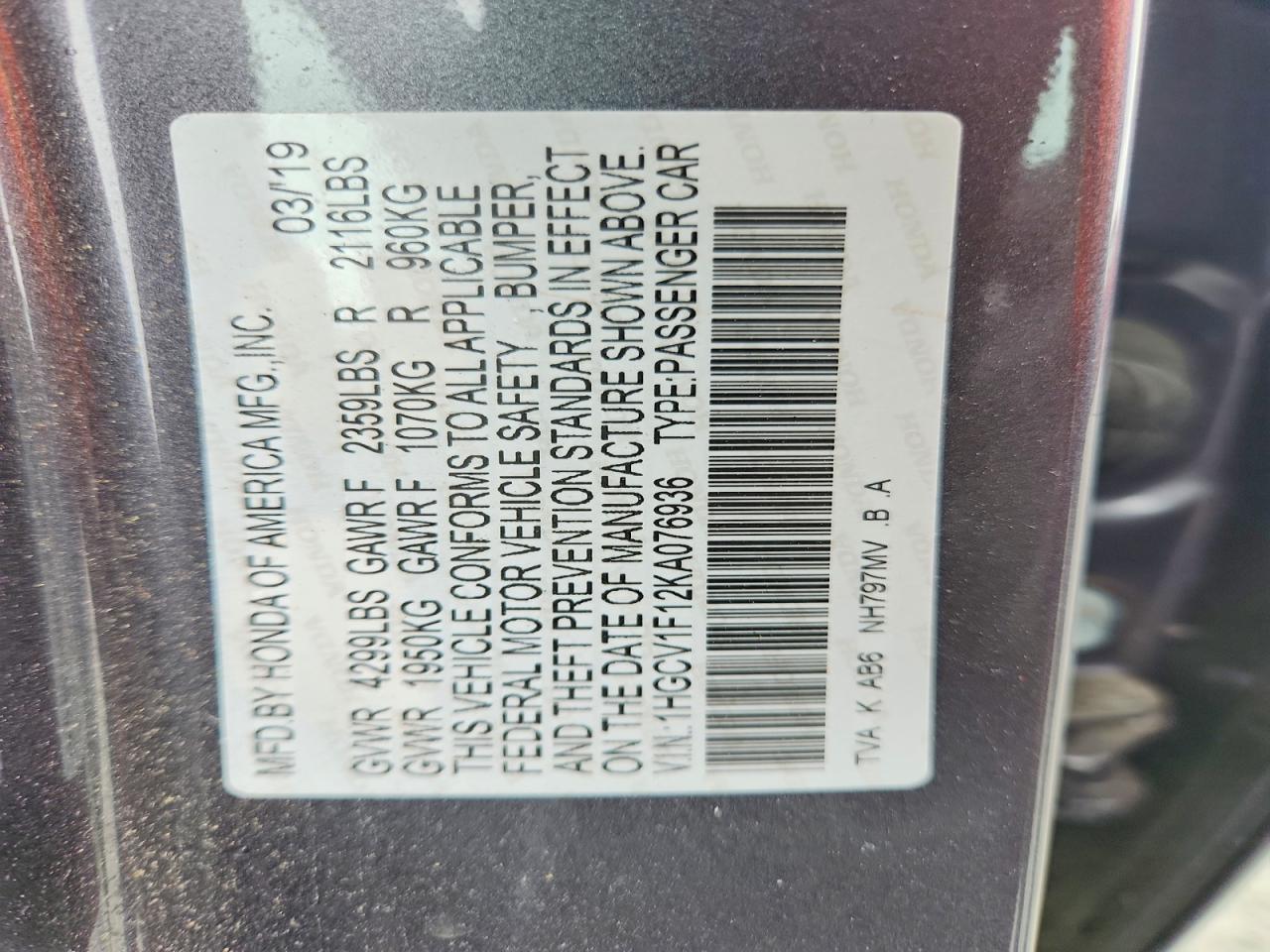 Honda Accord Lx