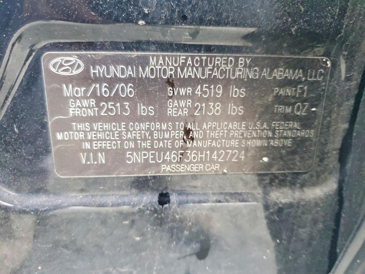 Hyundai SONATA Gls V6