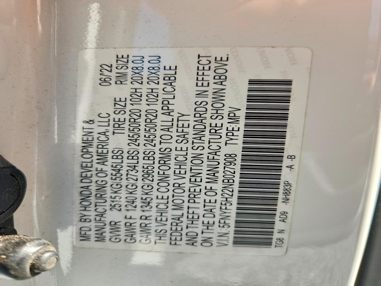 Honda Pilot Se