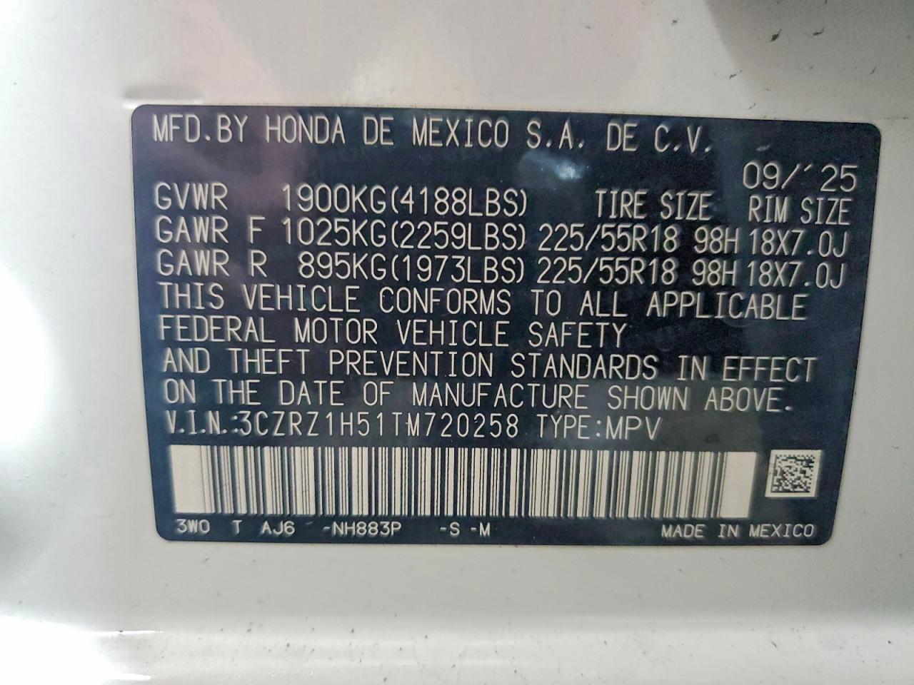 Honda HR-V Sport