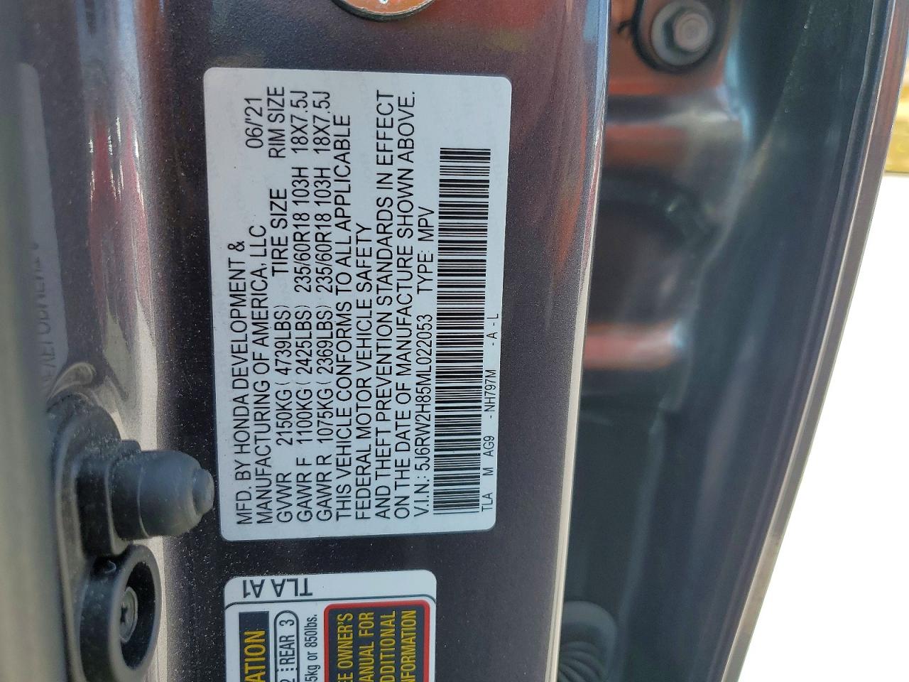 Honda Crv Exl