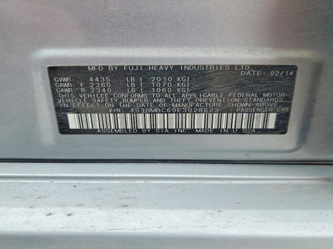 Subaru Legacy 2.5i Premium