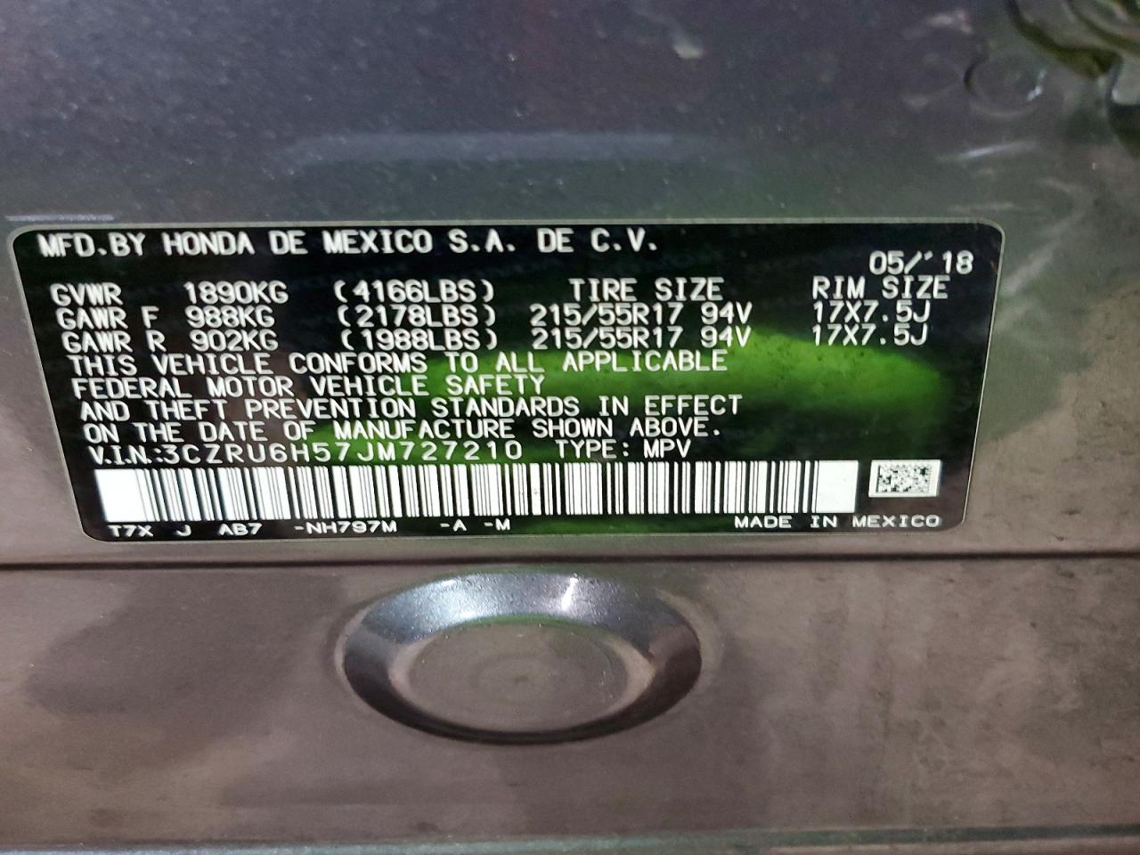 Honda HR-V Ex