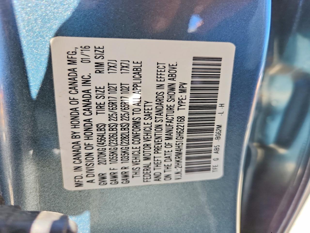 Honda Crv Ex