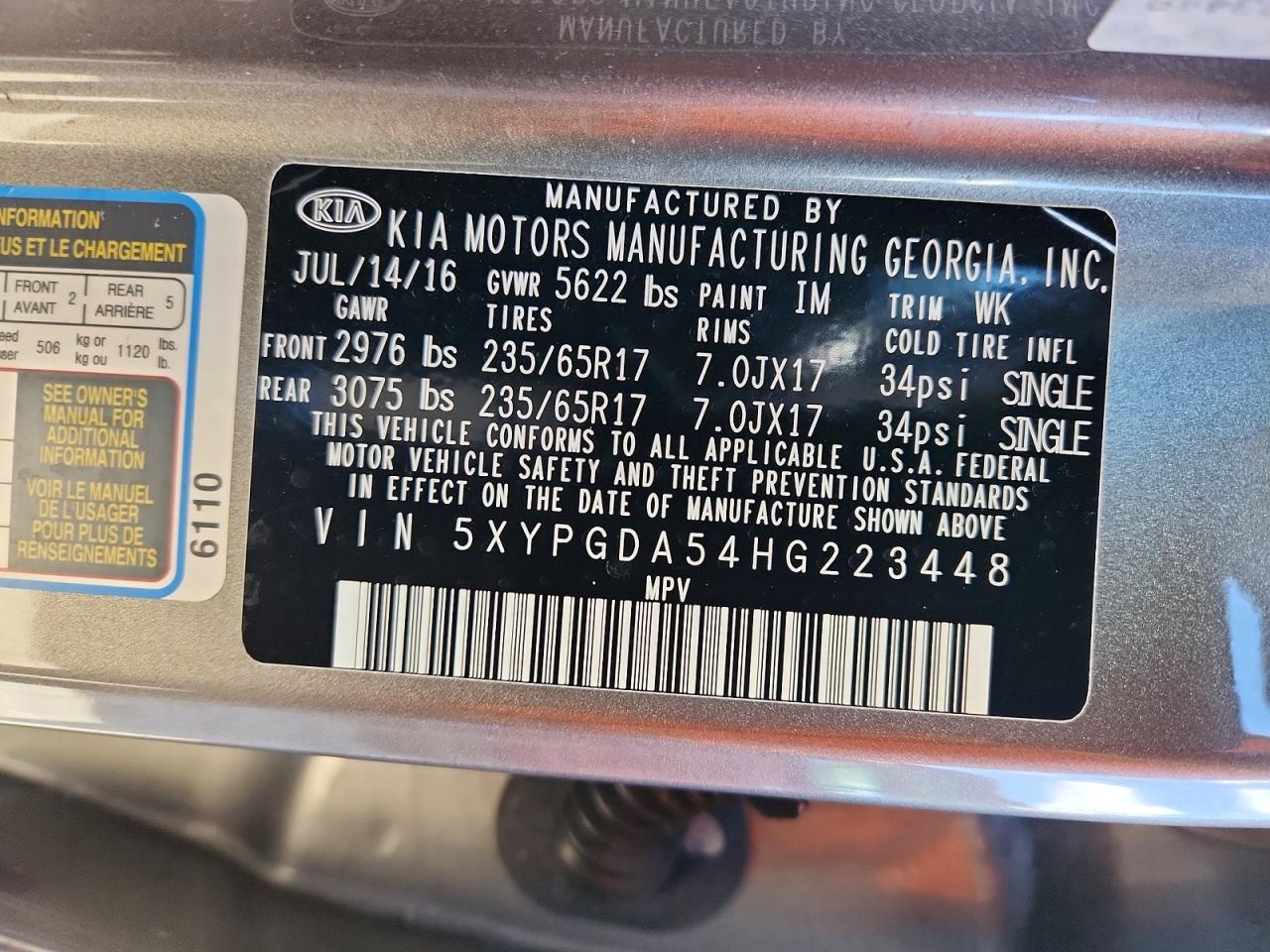 Kia Sorento Lx V6