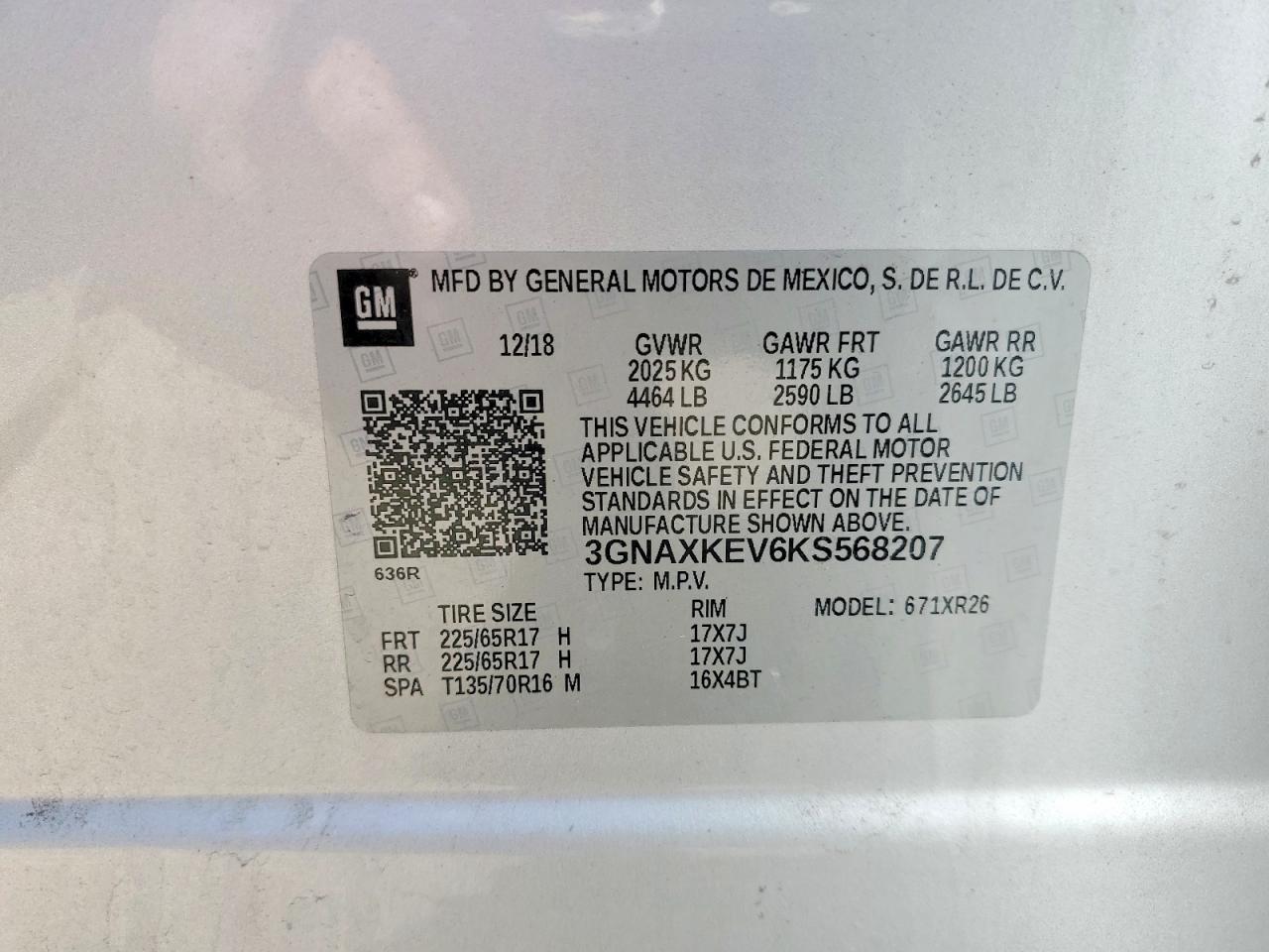 Chevrolet Equinox Lt